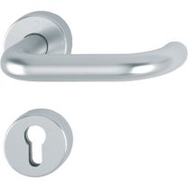 HOPPE Feuerschutzgarnitur Paris FS-138/42H/42HS Aluminium F1 D/D für Türstärke 45-65 mm PZ rund DIN links / rechts