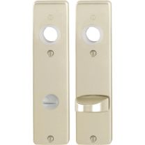 HOPPE Kurzschildpaar 202KP Aluminium F2 SK/OL
