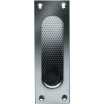 FSB Schiebetürmuschel 42 4211 Aluminium F1 / naturfarbig käntig blind Länge 120 mm Breite 40 mm