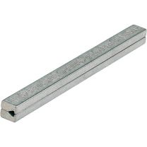 HOPPE Vierkantstift Profilstift Vierkant 8 x 100 mm Eisen verzinkt 2-teilig