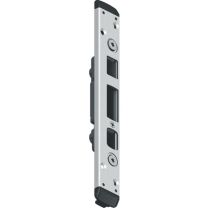 FUHR Schließteil DUO-Bolzenriegel Flachstulp 33 mm rechts silberfarbig