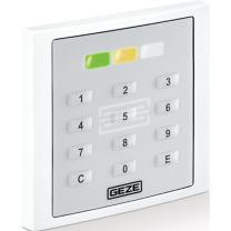 GEZE Zutrittskontrollsystem GCER 300 T Light-1Tür Zutrittssteuerung grau IP 54 RFID-Leser Unterputz