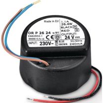 GEZE Zutrittskontrollsystem Netzteil NT 1,1 A-24 V UP schwarz Netzteil Unterputz