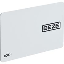 GEZE Zutrittskontrollsystem Ausweiskarte MIFARE DESFire EV2 weiß Ausweiskarte RFID-Transponderkarte