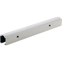 HELM Laufschiene 53/73 Aluminium EV1 eloxiert Lagerlänge 1300 mm Wandmontage