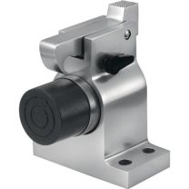 KWS Türfeststeller 1010.02 Aluminium silberfarbig lackiert Bodenmontage