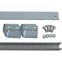 HBS-BETZ Laufschienenverlängerungs-Set 80840 Stahl verzinkt für Laufschienen-Set 30x5 mm
