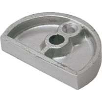 KWS Unterlage 1558 Aluminium silberfarbig eloxiert Ø 58 mm Höhe 10 mm f. Art. 3000 258 199