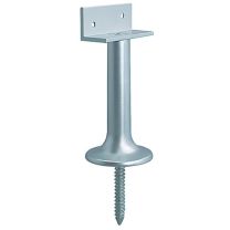DENI Trennwandstütze Breite 60 mm Höhe 150 mm Aluminium F1 / naturfarbig