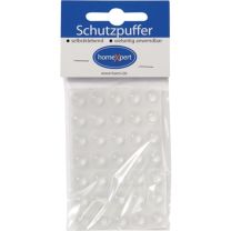 JeCo Schutzpuffer Clear 10 mm Kunststoff transparent Linse selbstklebend