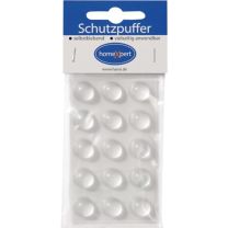 JeCo Schutzpuffer Clear 16 mm Kunststoff transparent Linse selbstklebend