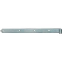VORMANN Ladenband Breite 30 mm Länge 300 x 30 mm Stärke 3,5 mm Stahl blau verzinkt leicht
