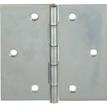 VORMANN Scharnier Höhe 100 mm Breite 100 mm Stärke 1,6 mm Stahl blau verzinkt gerollt, käntig