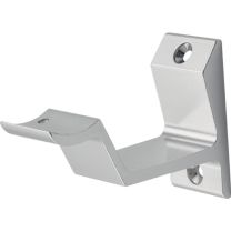 HERMETA Handlaufträger 3542 Aluminium silberfarbig eloxiert gewölbte Auflage