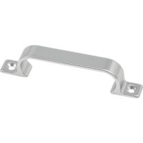 HERMETA Handgriff Ausladung 21 mm Länge 112 mm Breite 14 mm Aluminium silberfarbig eloxiert Anzahl Löcher 2