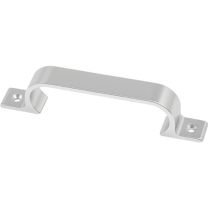 HERMETA Handgriff Ausladung 28 mm Länge 149 mm Breite 19 mm Aluminium silberfarbig eloxiert Anzahl Löcher 2