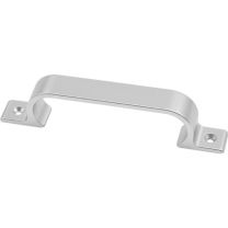 HERMETA Handgriff Ausladung 35 mm Länge 186 mm Breite 24 mm Aluminium silberfarbig eloxiert Anzahl Löcher 2