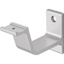 HERMETA Handlaufträger 3551 Aluminium silberfarbig eloxiert gerade Auflage