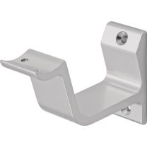 HERMETA Handlaufträger 3552 Aluminium silberfarbig eloxiert gewölbte Auflage
