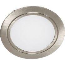 L&S Einbauleuchte Chip Neutralweiß 12 V 4 W Einlass-Ø 58 mm Rahmenfarbe Edelstahloptik