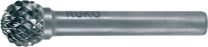 RUKO Frässtift KUD Schaft-D.6mm D.10mm Kopf-L.9mm HM Blank Verz.KVZ 4