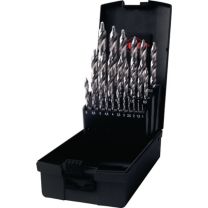 RUKO Spiralbohrersatz DIN 338 ULTIMATECUT FS Nenn-Ø 1-13x0,5 mm HSS blank/brüniert 25 teilig Kunststoffkassette
