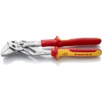 KNIPEX Zangenschlüssel Länge 250 mm Spannweite 46 mm verchromt Mehrkomponenten-Hüllen VDE