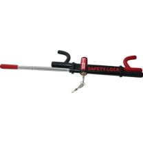 HP AUTOZUBEHÖR Lenkradkralle anti-theft lock Stahl L38,5xB12xH5mm 2,02 kg schwarz/rot