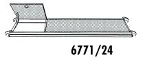 HYMER Bühne mit Durchstiegsklappe 2,45x0,65 m (677124)