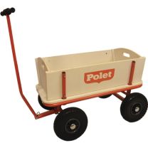 POLET Bollerwagen 16,50 kg 4 PU-Reifen / 300 68 l
