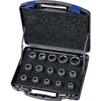ASW Kraftsteckschlüsselsatz 720 KS 15 OL 15-teilig 1/2 Zoll 6-kant