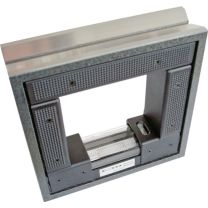 ROECKLE Rahmenwasserwaage DIN 877 Genauigkeit 0,1 mm/m 0,5 mm/m 150 x 150 x 42 mm
