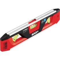 SOLA Torpedowasserwaage T PRO 23 cm Aluminium/ABS Kunststoff rot/schwarz 1 mm/m 1 mm/m
