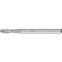 PFERD Kleinfrässtift Form O TRE D.3mm Kopf-L.7mm Schaft-D.3mm HM Verz.3 Plus