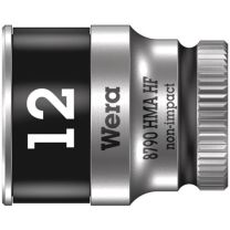WERA Steckschlüsseleinsatz 8790 HMA HF 1/4 Zoll 6-kant Schlüsselweite 12 mm Länge 23 mm