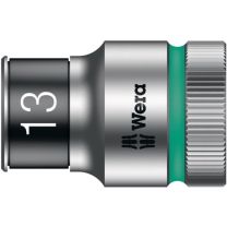 WERA Steckschlüsseleinsatz 8790 HMC HF 1/2 Zoll 6-kant Schlüsselweite 13 mm Länge 37 mm
