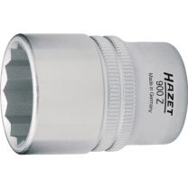 HAZET Steckschlüsseleinsatz 900Z-25 1/2 Zoll 12-kant Schlüsselweite 25 mm Länge 44 mm