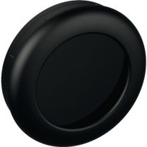HEWI Einlassmuschel 538 MLB Polyamid matt 90 tiefschwarz Länge 75 mm Breite 75 mm