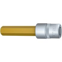 HAZET Steckschlüsseleinsatz 986L-14 1/2 Zoll Innen-6-kant Schlüsselweite 14 mm Länge 100 mm