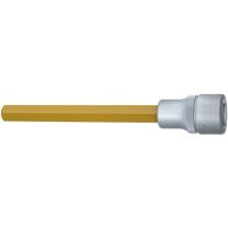 HAZET Steckschlüsseleinsatz 986SL-10 1/2 Zoll Innen-6-kant Schlüsselweite 10 mm Länge 140 mm