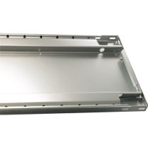 SCHULTE Fachboden B1000xT500mm Tragfähigkeit 150 kg Stahlblech silber verzinkt für Steckregal 2St./SB