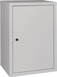 JeCo Hängeschrank H600xB400xT300mm Vollblech,1 BD Stahlbl.lichtgrau/lichtgrau