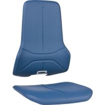 BIMOS Wechselpolster Integralschaum blau passend für Sitz und Rückenlehne