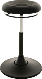 LOTZ Drehhocker Ku.-Tellerfuß PU-Integralschaum schwarz Sitz-H.510-700mm