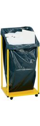 JeCo Kunststoffsack 400l LD-PE grau 100 µm B650/550xL1600mm 50St./Karton