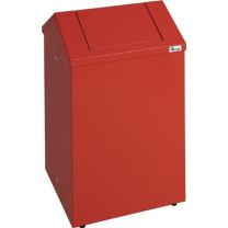 STUMPF Putzwollkasten H570xB330xT310mm Gehäuse feuerrot, RAL 3000 / Klappe feuerrot, RAL 3000 Stahlblech