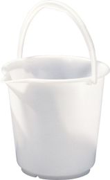 HÜNERSDORFF Eimer 17,0l HD-Polyethylen natur Kunststoffbügel D.330mm H.315mm