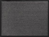 JeCo Fußmatte gestreift anthrazit PP L600xB800xS5mm