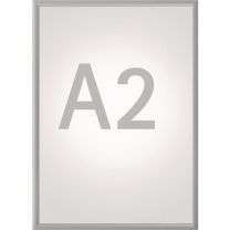 MAUL Klapprahmen Plakatmaß DIN A2 aluminium eloxiert