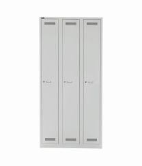 BISLEY Garderoben- Allzweckschrank LIGHT BxTxH 900x500x1850 mm, lichtgrau, GL09T1245